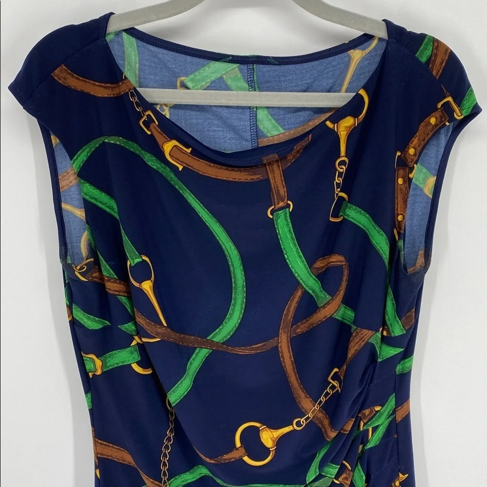 Ralph Lauren Status Print Pullover Dress Medium?